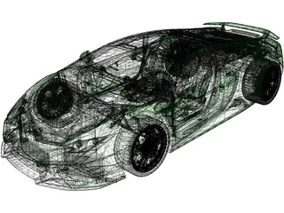 Lamborghini Huracan Tecnica (2023) 3D Model preview