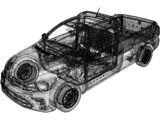Volkswagen Saveiro Robust (2025) 3D Model preview