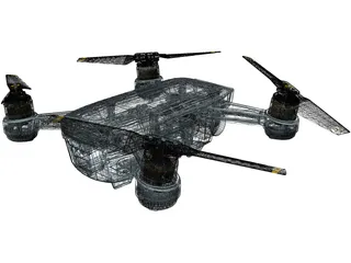 DJI Spark 3D Model preview