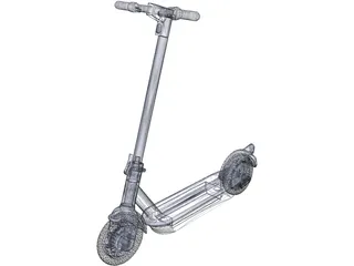Ninebot GL30 KickScooter 3D Model preview