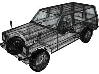 Nissan Safari 160 (1980) 3D Model preview