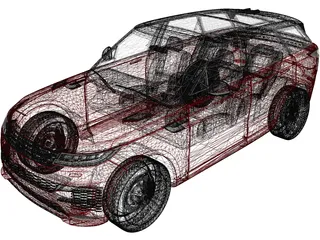 Land Rover Range Rover Sport (2023) 3D Model preview
