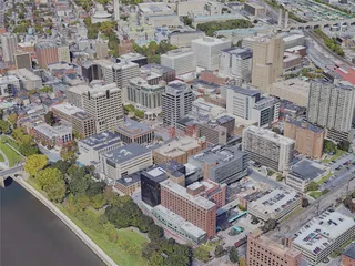 Harrisburg City, PA, USA (2022) 3D Model preview
