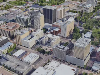 Jackson City, MS, USA (2023) 3D Model preview