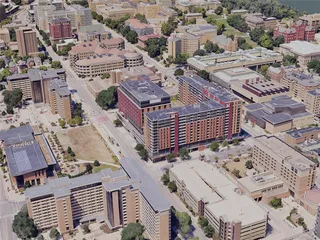 Madison City, WI, USA (2023) 3D Model preview