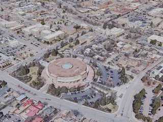 Santa Fe City, NM, USA (2023) 3D Model preview