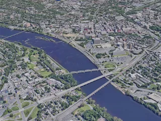Trenton City, NJ, USA (2023) 3D Model preview
