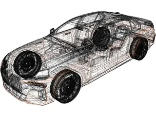 BMW i7 [M70] (2024) 3D Model preview