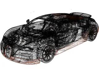 Bugatti Veyron 16.4 Super Sport (2010) 3D Model preview