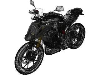 Honda CB300R (2017) 3D Model preview