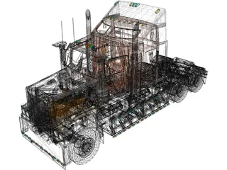 Kenworth T908 3D Model preview