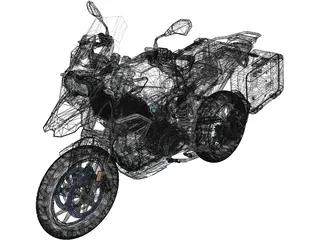 BMW R 1250 GS (2019) 3D Model preview