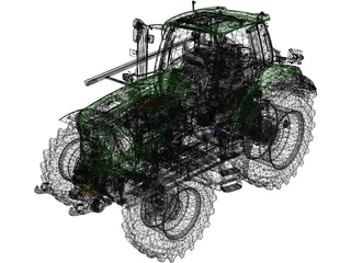 Deutz-Fahr Series 8 TTV 3D Model preview