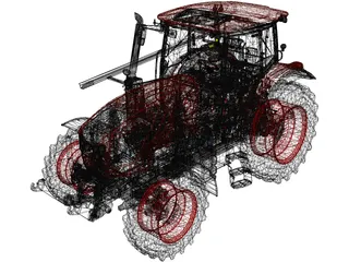 Zetor Crystal HD 3D Model preview