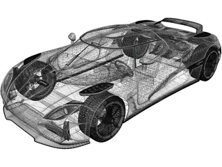 Koenigsegg Agera (2011) 3D Model preview