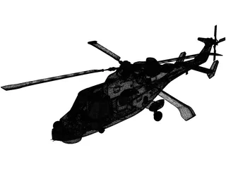 AgustaWestland AW159 Lynx Wildcat 3D Model preview