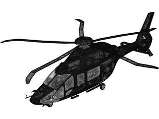 Airbus Helicopters H160 3D Model preview