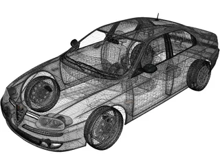 Alfa Romeo 156 (1997) 3D Model preview