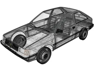 Alfa Romeo Arna L (1983) 3D Model preview