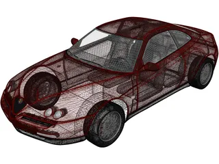 Alfa Romeo GTV (1995) 3D Model preview