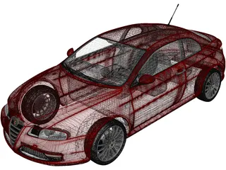 Alfa Romeo GT 937C (2004) 3D Model preview