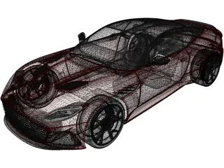 Aston Martin DBS Superleggera (2019) 3D Model preview