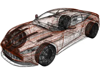 Aston Martin DB11 (2016) 3D Model preview