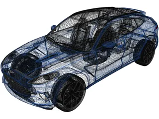 Aston Martin DBX (2022) 3D Model preview