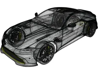 Aston Martin Vantage AMR (2020) 3D Model preview