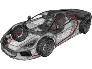 ATS GT (2021) 3D Model preview
