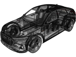 Audi e-tron S Sportback (2021) 3D Model preview