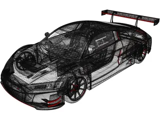Audi R8 LMS GT3 (2020) 3D Model preview