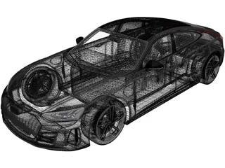 Audi RS e-tron GT (2022) 3D Model preview