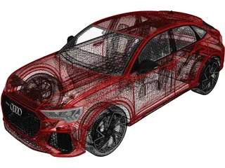 Audi RS Q3 Sportback (2020) 3D Model preview