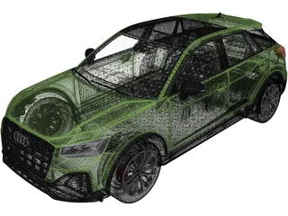 Audi SQ2 (2021) 3D Model preview