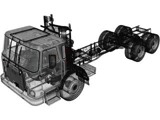Autocar ACX Chassis (2021) 3D Model preview
