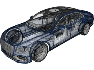 Bentley Flying Spur (2020) 3D Model preview