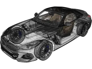 BMW Z4 M-Sport (2019) 3D Model preview