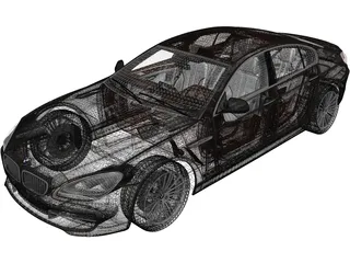BMW 6-Series Gran Coupe [F06] (2012) 3D Model preview