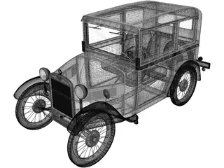 BMW DiXi (1928) 3D Model preview