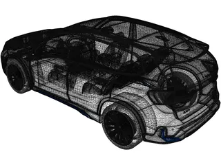 BMW iX1 (2022) 3D Model preview