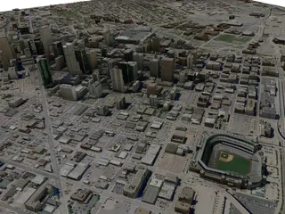Denver City 3D Model preview