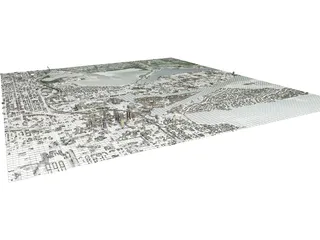 Tampa City 3D Model preview