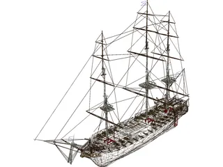 Conquestador (1819) 3D Model preview