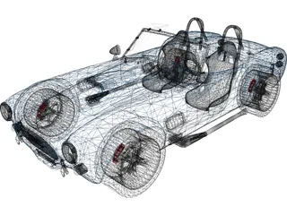 Shelby Cobra GT 3D Model preview