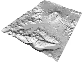 Mount St.Helens 3D Model preview