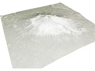 Mount Fuji 3D Model preview