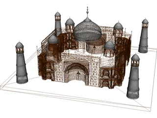 Taj Mahal 3D Model preview