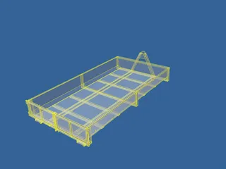 Container 3D Model preview