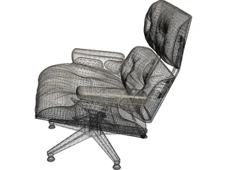 Leather Seat 3D Model preview